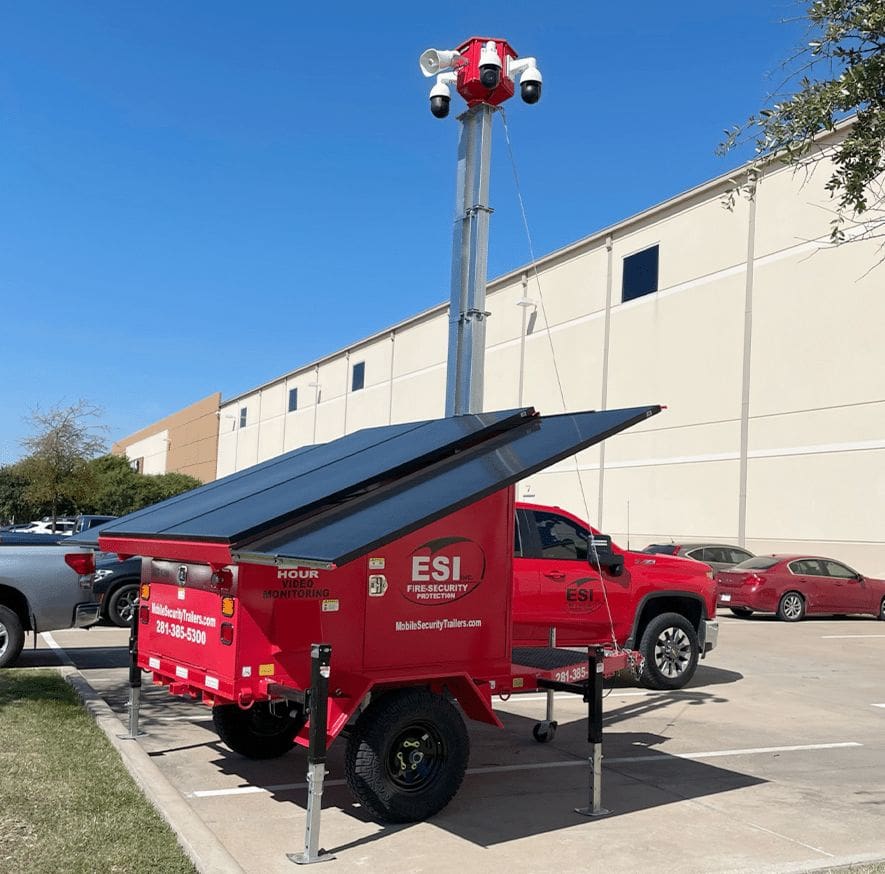 Parking Lot Mobile Security Cameras